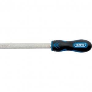 Draper Soft Grip Half Round Tiling File 5" 1/2" / 140mm