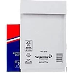 Mail Lite Plus Padded Envelopes B/00 120 (W) x 210 (H) mm Peel and Seal White Pack of 100