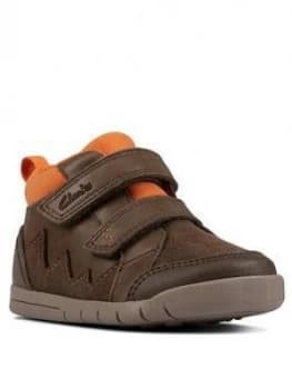 Clarks Rex Park Toddler Boot - Khaki