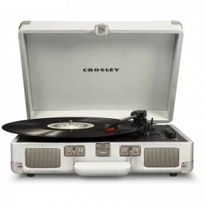 Cruiser Deluxe Portable Turntable (White Sand)