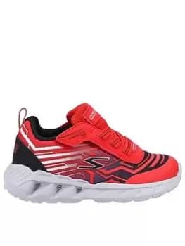 Skechers Toddler Magna-lights Trainers - Red, Size 11 Younger