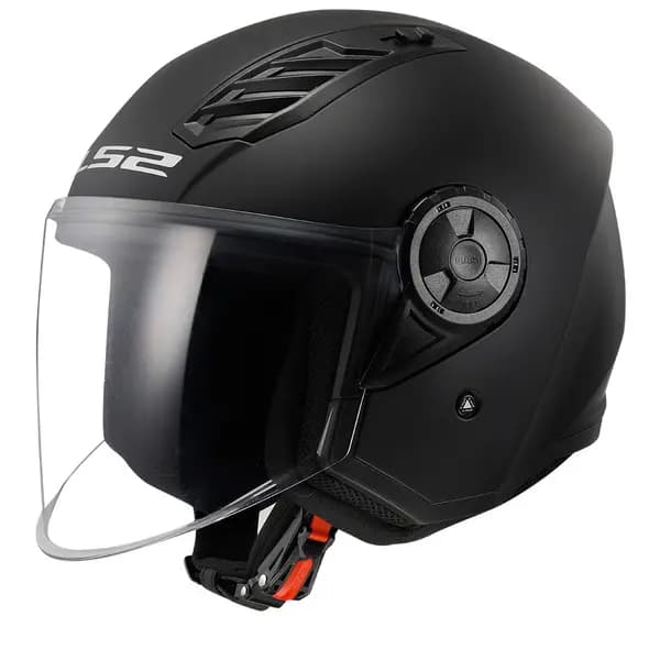 LS2 OF616 Airflow II Solid Matt Black 06 Jet Helmet Size XL
