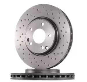 PAIR BREMBO BRAKE XTRA DRILLED DISCS 09.8304.2X