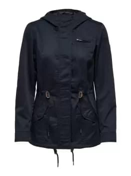 ONLY Canvas Parka Jacket Women Blue
