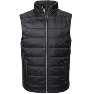 Russell Mens Nano Padded Bodywarmer (L) (Black)