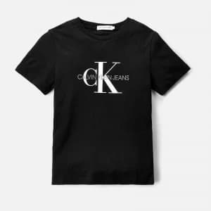 Calvin Klein Monogram Logo T-Shirt - CK Black - 10-11 Years