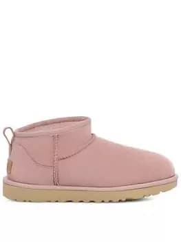 UGG Classic Ultra Mini Boots - Rose Grey, Pink, Size 3, Women