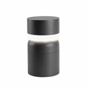 Sete LED Outdoor Pedestal Light White, Dark Grey IP54