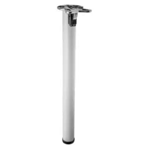 GTV Folding Table Leg 710mm Diameter 50mm - White, Pack of 3