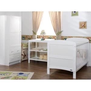 Obaby Grace 3 Piece Room Set - White