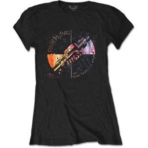 Pink Floyd - Machine Greeting Orange Womens X-Large T-Shirt - Black