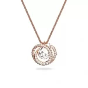 Generation Pendant White Rose Gold-tone Plated Necklace 5636513