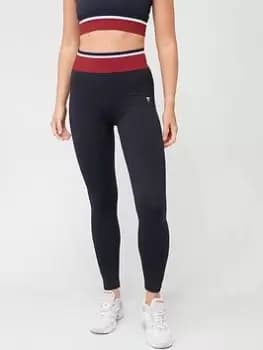 Tommy Sport High Waisted Seamless Leggings - Navy, Size L, Women