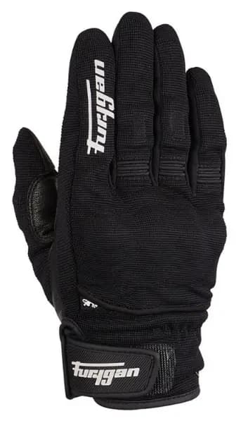 Furygan Jet Lady All Season D3O Black White Motorcycle Gloves Size L