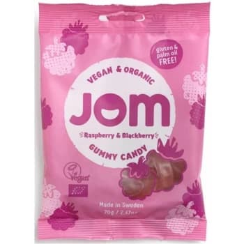 Raspberry & Blackberry Sweets - 70g x 12 - 702004 - JOM