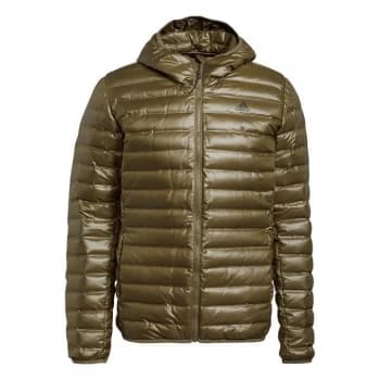 adidas Varilite Hooded Down Jacket Mens - Focus Olive