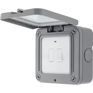 Bg 13A Grey Outdoor Weatherproof Switched Fused Connection Unit