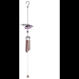 Pink and Purple Gradient Butterfly Windchime