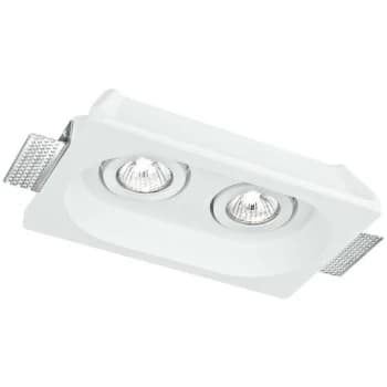 Fan Europe Lighting - Fan Europe MORGANA 2 Light Recessed Adjustable Downlight White 25.5x15.5x5.5cm