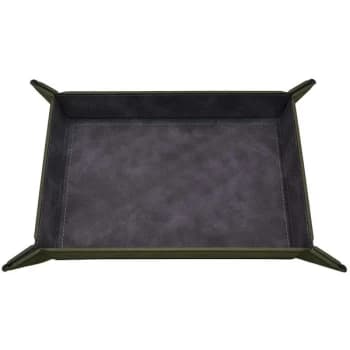 Foldable Dice Rolling Tray - Emerald