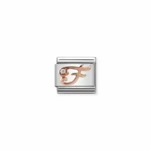 Nomination 430310/06 Composable Classic LETTERS Steel Zircon Jewellery