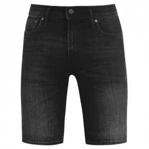 Jack and Jones Liam Skinny Jean Shorts - Black 874