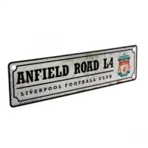 Liverpool FC Window Sign Retro