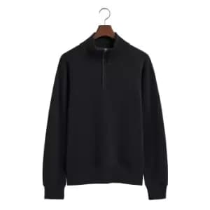 Cotton Half Zip Jumper