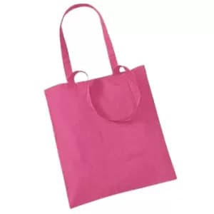 Westford Mill Promo Bag For Life - 10 Litres (Pack Of 2) (One Size) (Raspberry Pink)