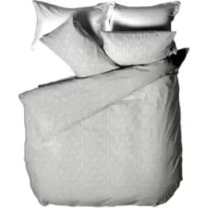Riva Home Greenwich Linen Duvet Cover Set (Superking) (Grey) - Grey