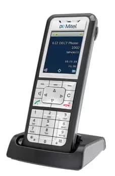 Mitel 612 DECT telephone Black, Silver