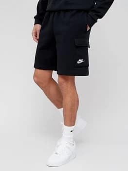 Nike Club Cargo Shorts - Black, Size L, Men