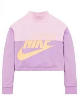 Nike Girls Nsw Gx Ft Crop Crew