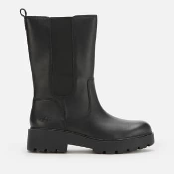 UGG Womens Holzer Waterproof Leather Chelsea Boots - Black - UK 4