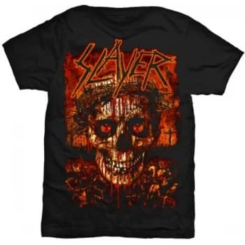Slayer 'Crowned Skull' Mens X-Large T-Shirt - Black