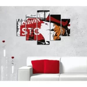 ST251 Multicolor Decorative MDF Painting (5 Pieces)