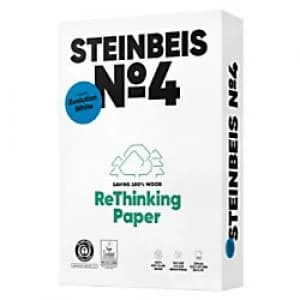 Steinbeis 100% Recycled EvolutionWhite Printer Paper A4 80 gsm 135 CIE 500 Sheets