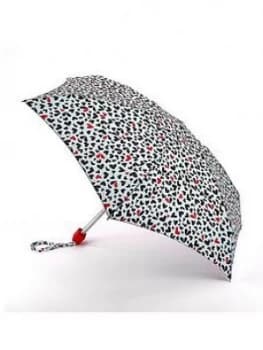Lulu Guinness Lulu Guinness Tiny Cut Out Hearts Umbrella