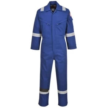 Portwest - FR28RBRXXXL - sz 3XL Flame Resistant Light Weight Anti-Static Coverall 280g - Royal Blue