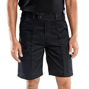 Super B-Click Workwear Black 48 Shorts NWT4016-48