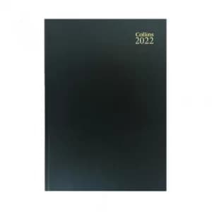 Collins A4 Desk Diary Day Per Page Black 2022 44.99-22