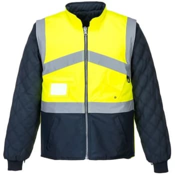Portwest - S769YNRS - sz S Hi-Vis 2-Tone Jacket - Reversible - Yellow/Navy