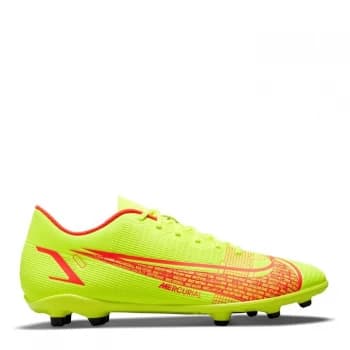 Nike Mercurial Vapor Club FG Football Boots - Volt/Crimson
