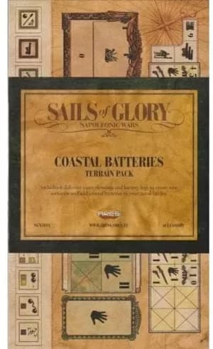 Sails of Glory Coastal Batteries Terrain Pack Board Game