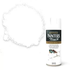 Rust-Oleum Painter's Touch White Satin Spray Paint 400ml