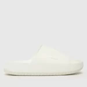 Nike Calm Slide Sandals In White