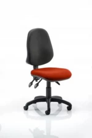 Eclipse III Lever Task Operator Chair Bespoke Colour Seat Orange