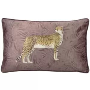 Cheetah Forest Cushion Blush/Yellow/Black