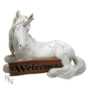 Unicorns Welcome Figurine