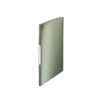 Style Display Book. Polypropylene. 20 pockets. 40 sheet capacity. A4. Celadon Green. - Outer carton of 10